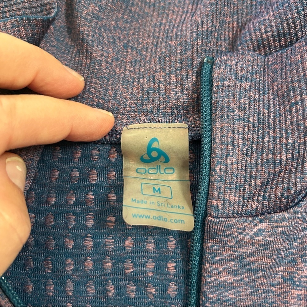 Odlo Knit 1/4 zip up jacket - Picture 5 of 8